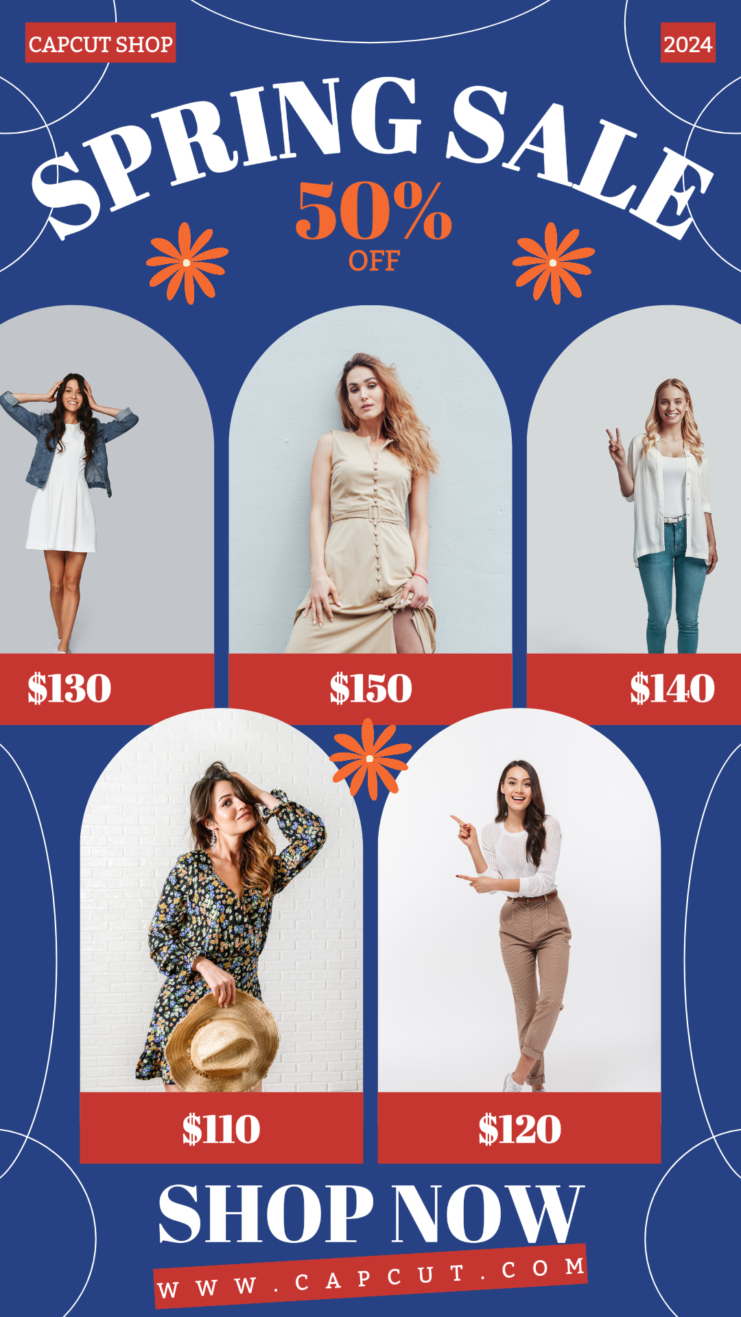 Promosi Produk Fashion Musim Semi 2024 JUAL