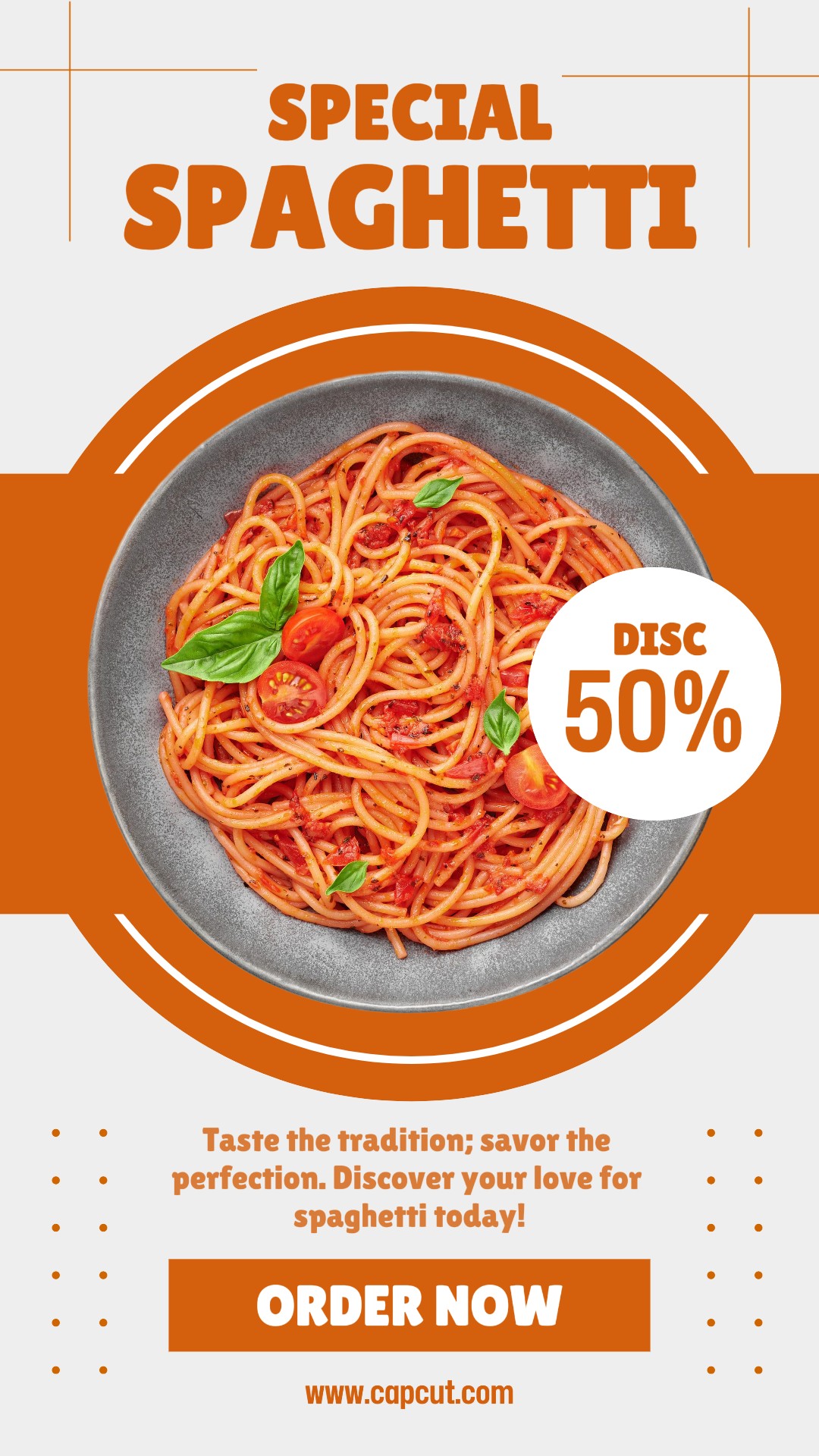 Promoção de alimentos para Instagram Story