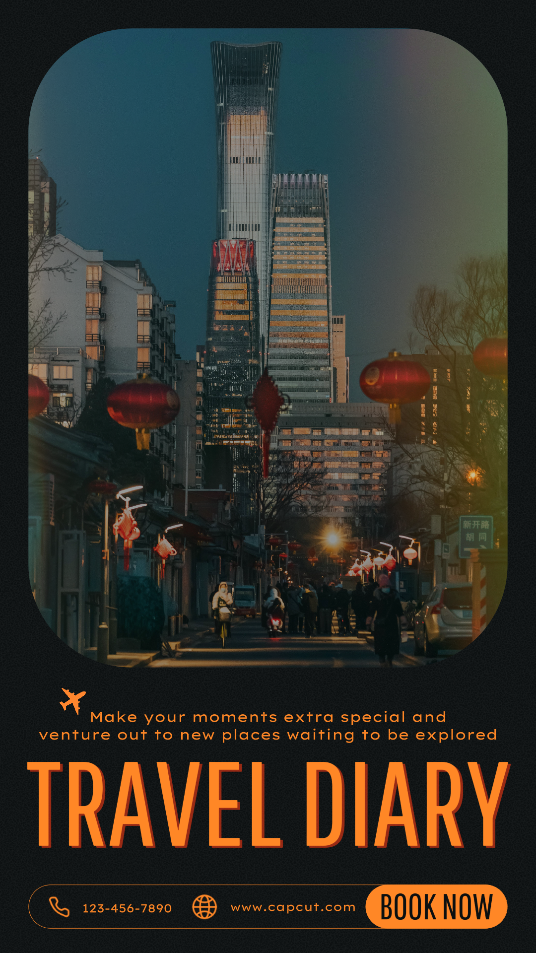 Travel Creative Poster Insta Story Travel Diary