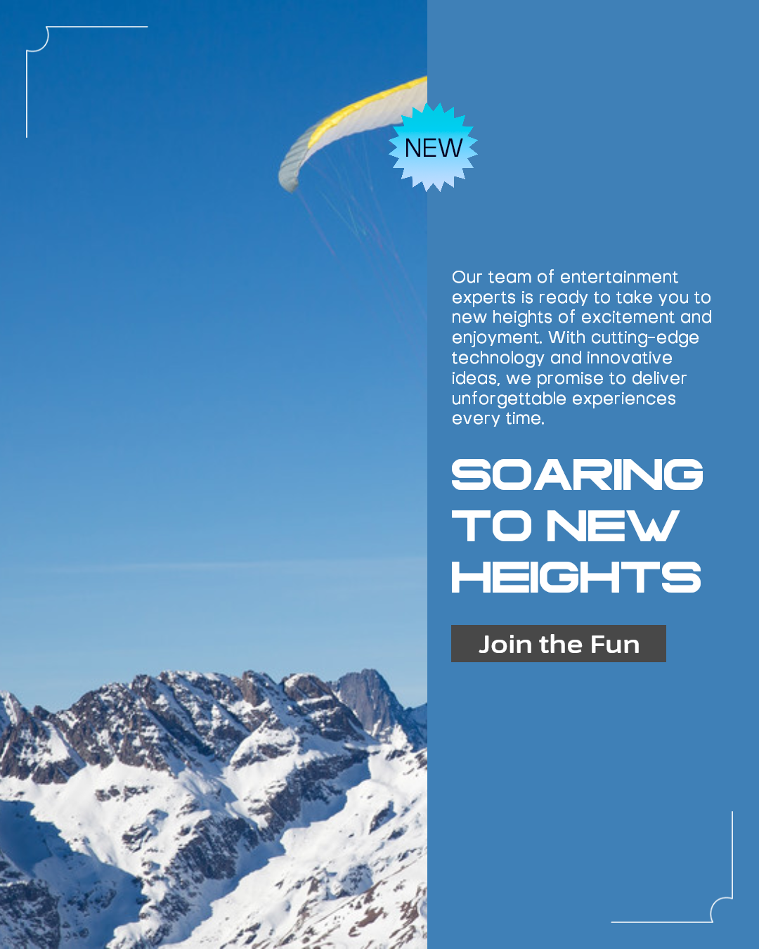 Présentation de l'équipe de divertissement