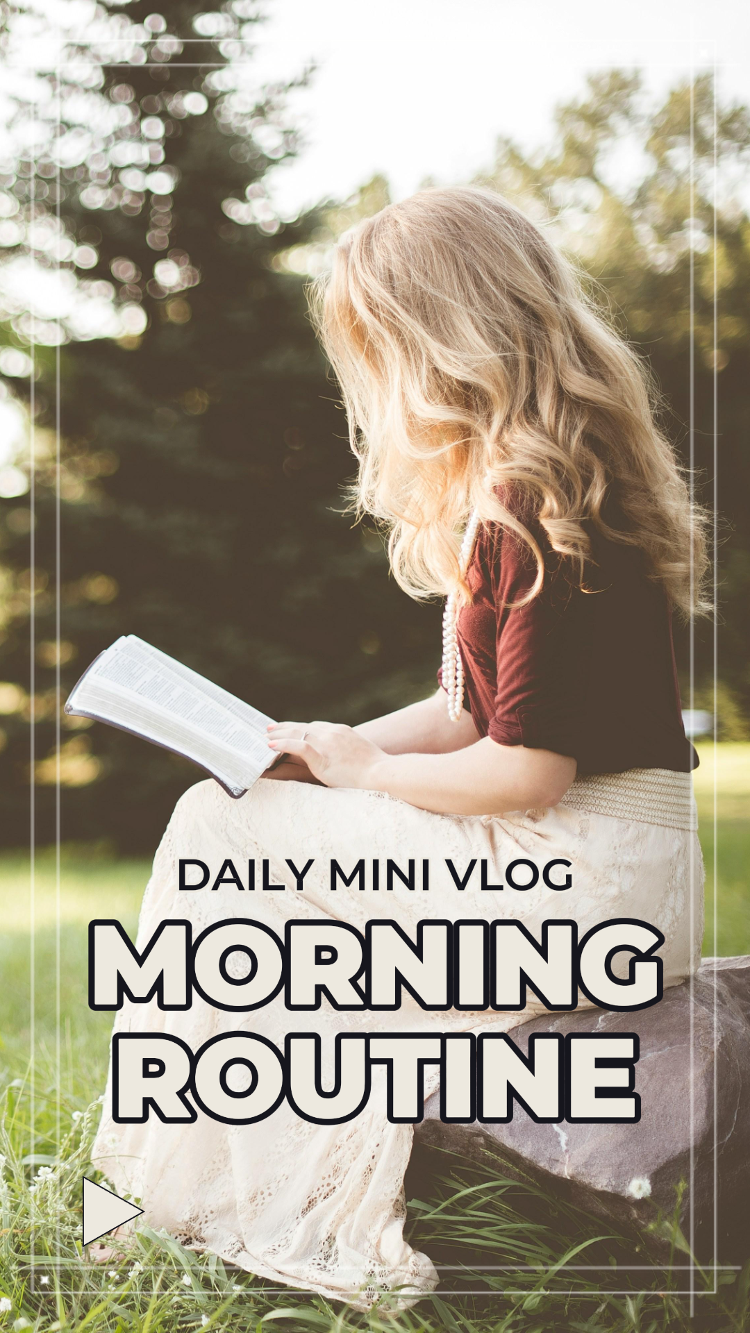 Miniatura diária do Tiktok mini vlog rotina matinal