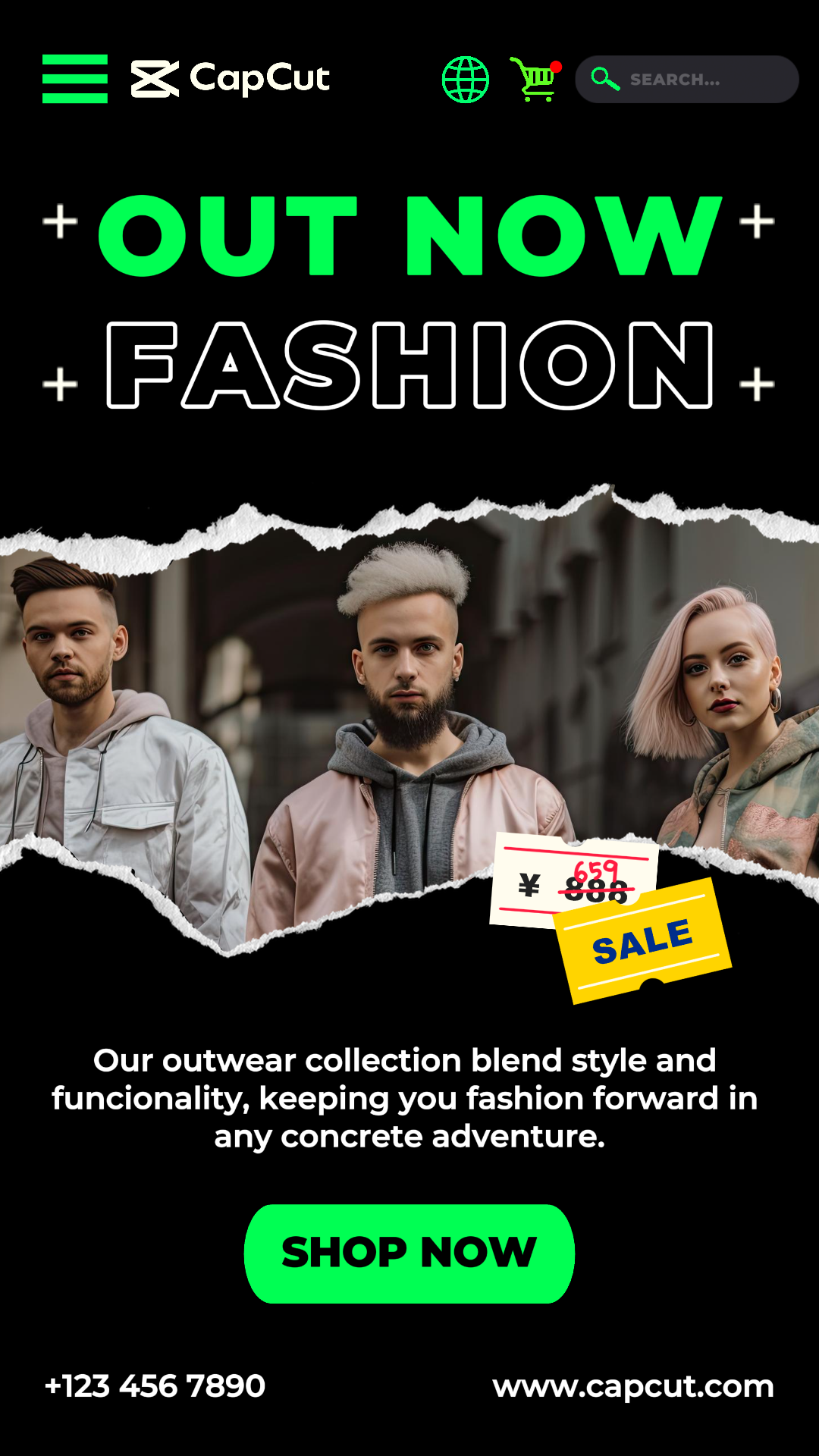 capcut template cover