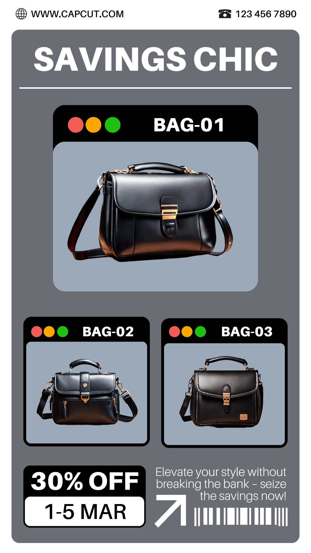 Beliebteste Tasche Verkauf Vorlage