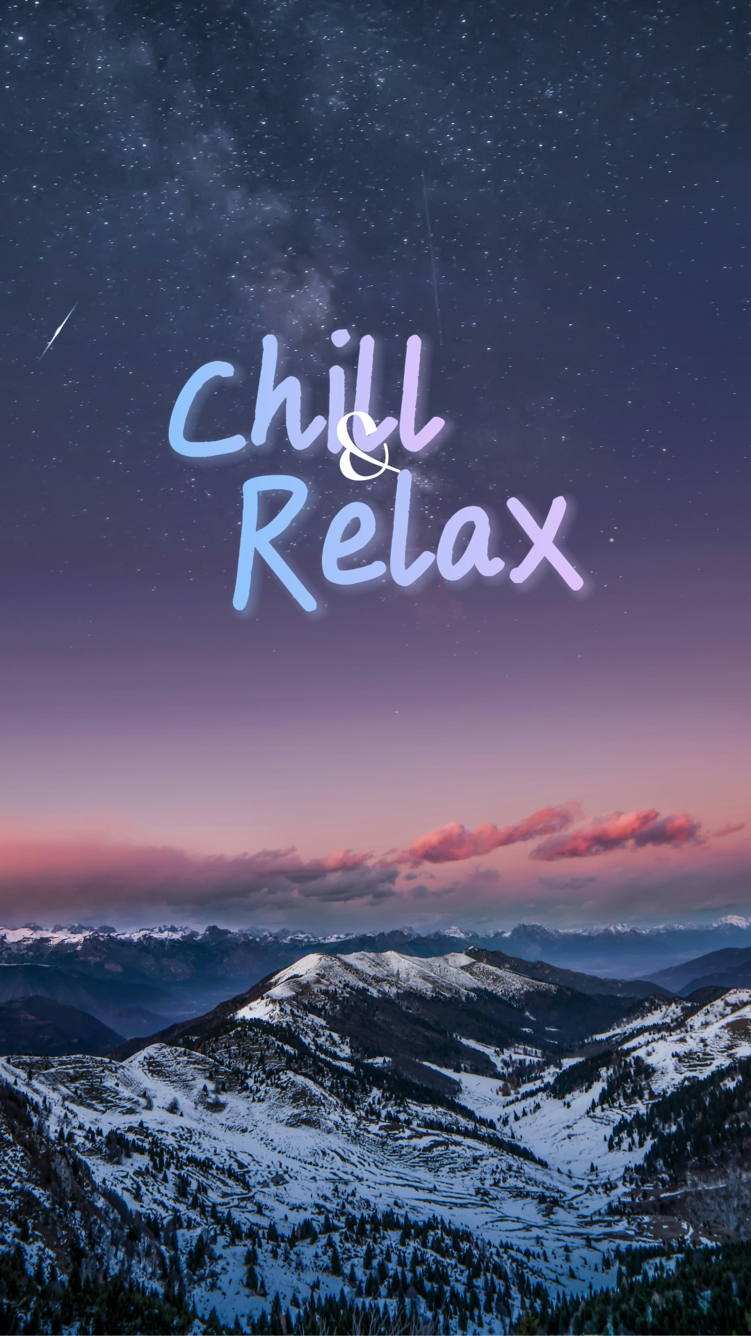 Fondo de pantalla Póster creativo Cielo púrpura