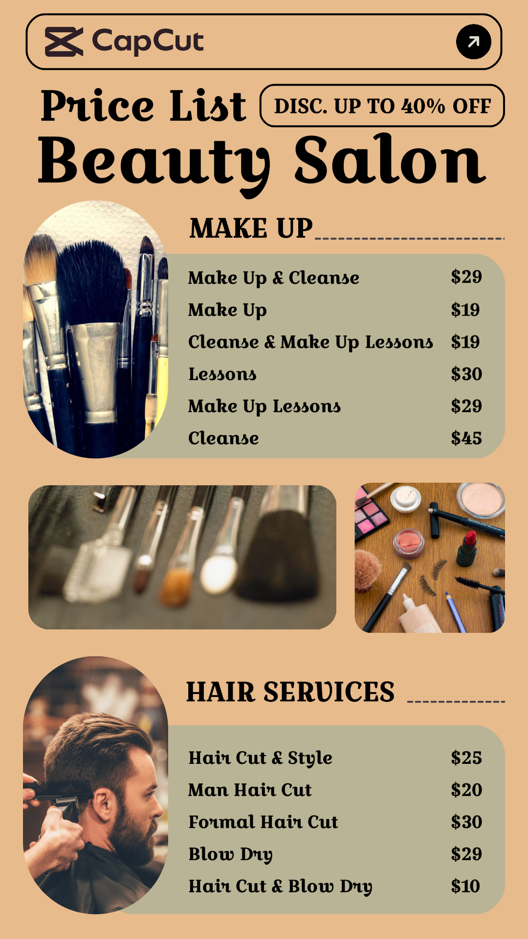 Lista de precios de belleza caliente 2024hot