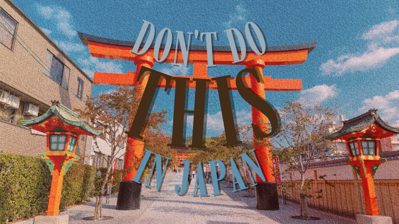 Don't To This In Japan Vlog Youtube Thumbnail