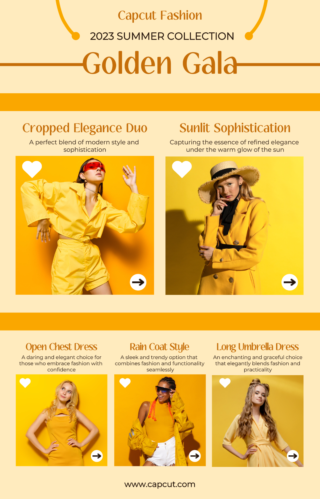 Fashion Golden Gala Exhibición de productos IG Story