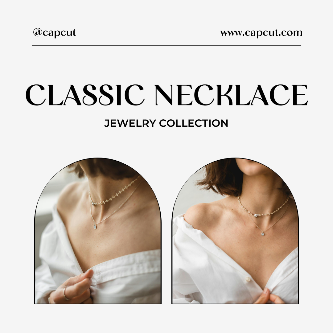 Bijoux et accessoires Présentoir de produits Colliers Instagram Post