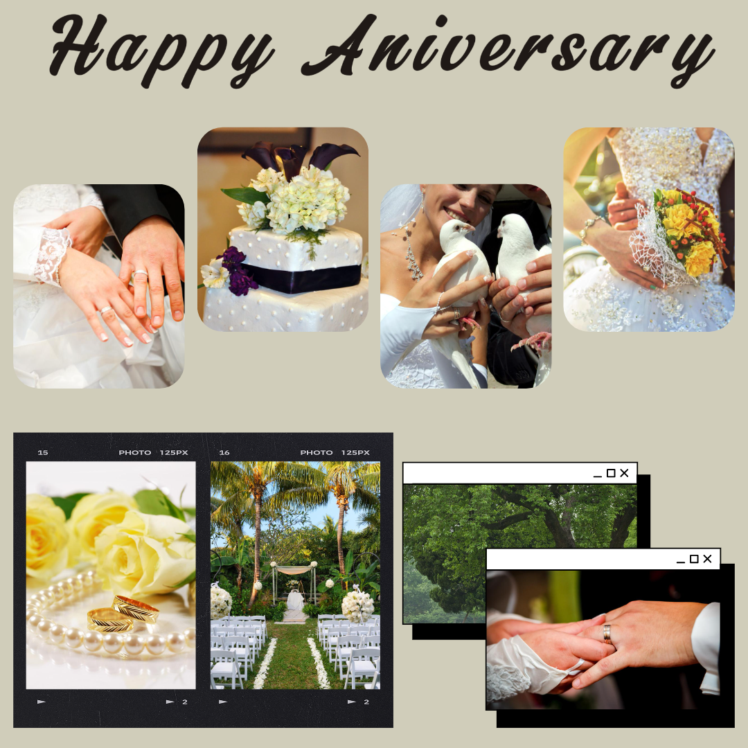 Esthétique de mariage anniversaire non marketing