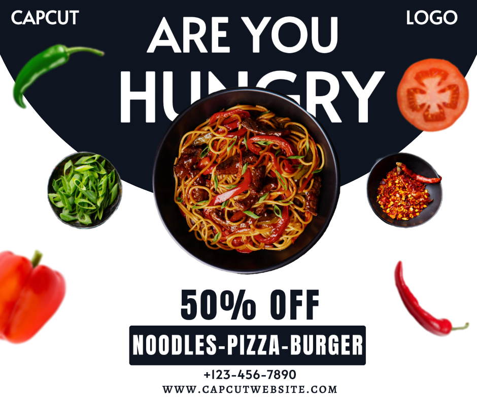 Lebensmittelposter für Werbung