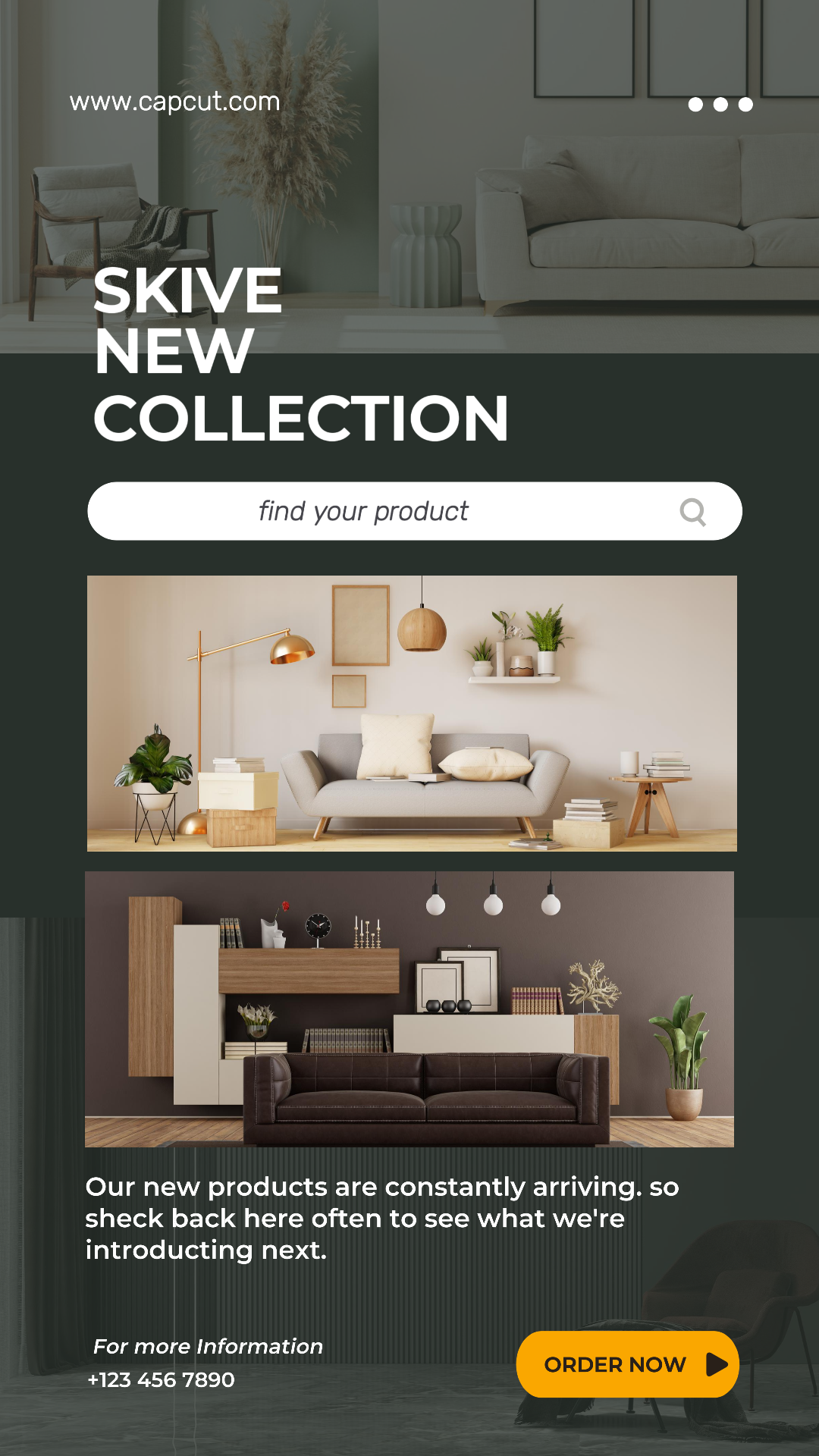 Nueva colección de muebles