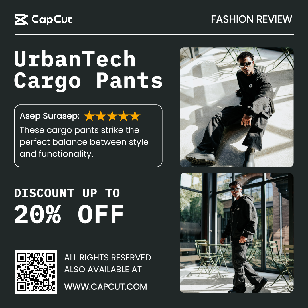 Fashion Review Cargo Pants Display Instagram Post