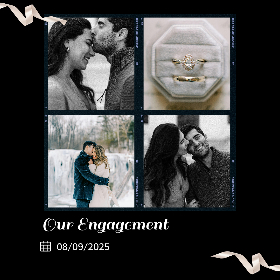 Collage minimaliste - Affiche créative Instagram Post Album photo personnel Engagement