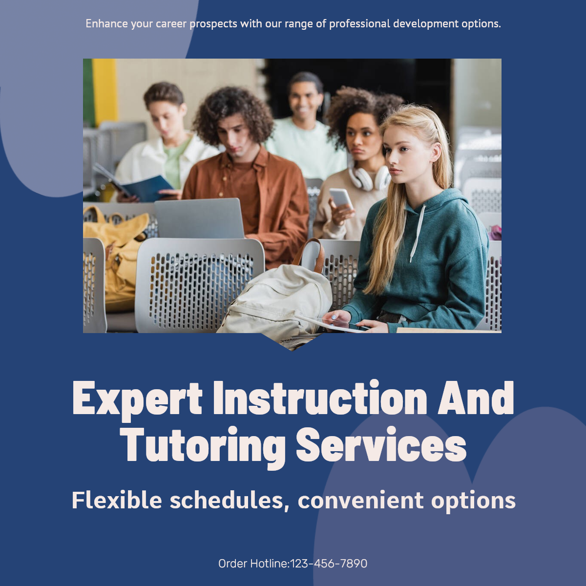 Exibição de efeitos de educação e treinamento