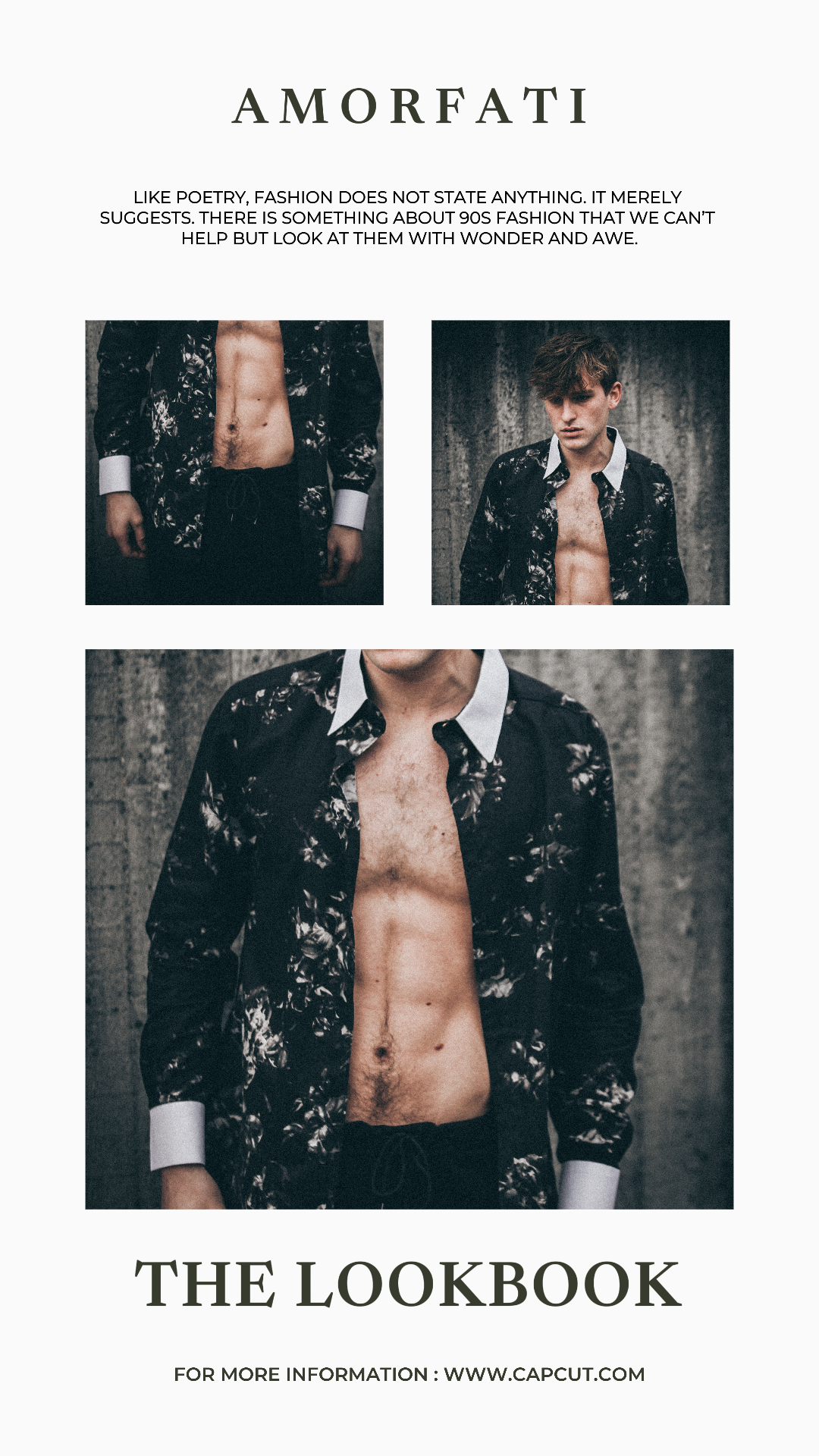 Vintage Fashion Lookbook Instagram Story Post