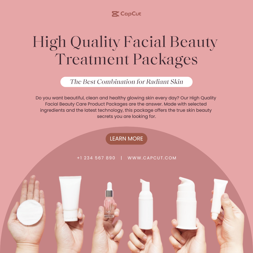 Beauty Care - Marketing Poster Product Display Instagram Post Minimalist