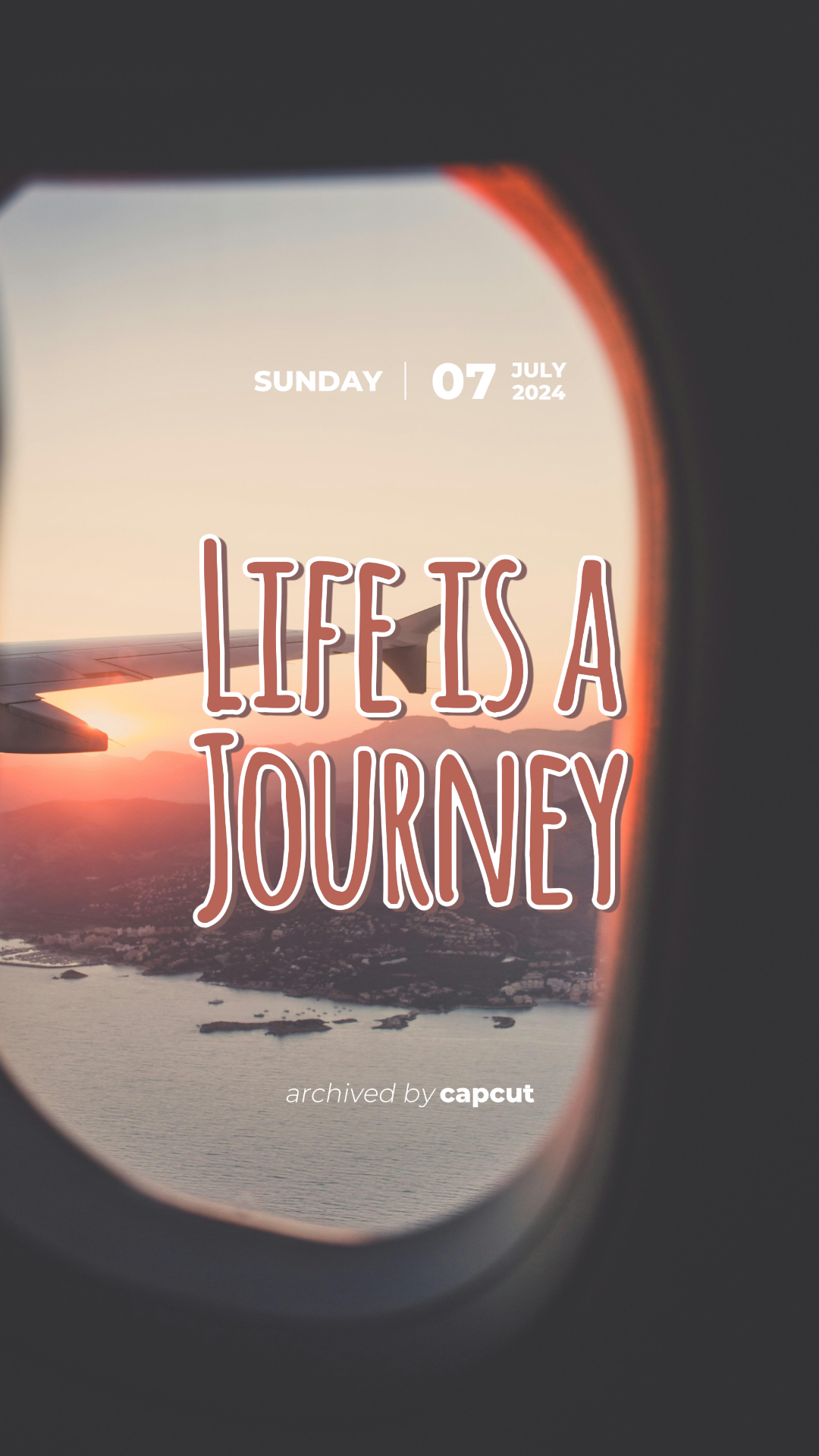 Tiktok Thumbnail Travel Life is a Journey Tiktok