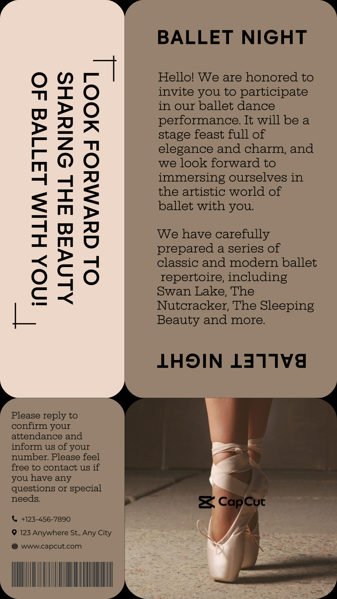 Services Service detail Promotion Ballet Stylized