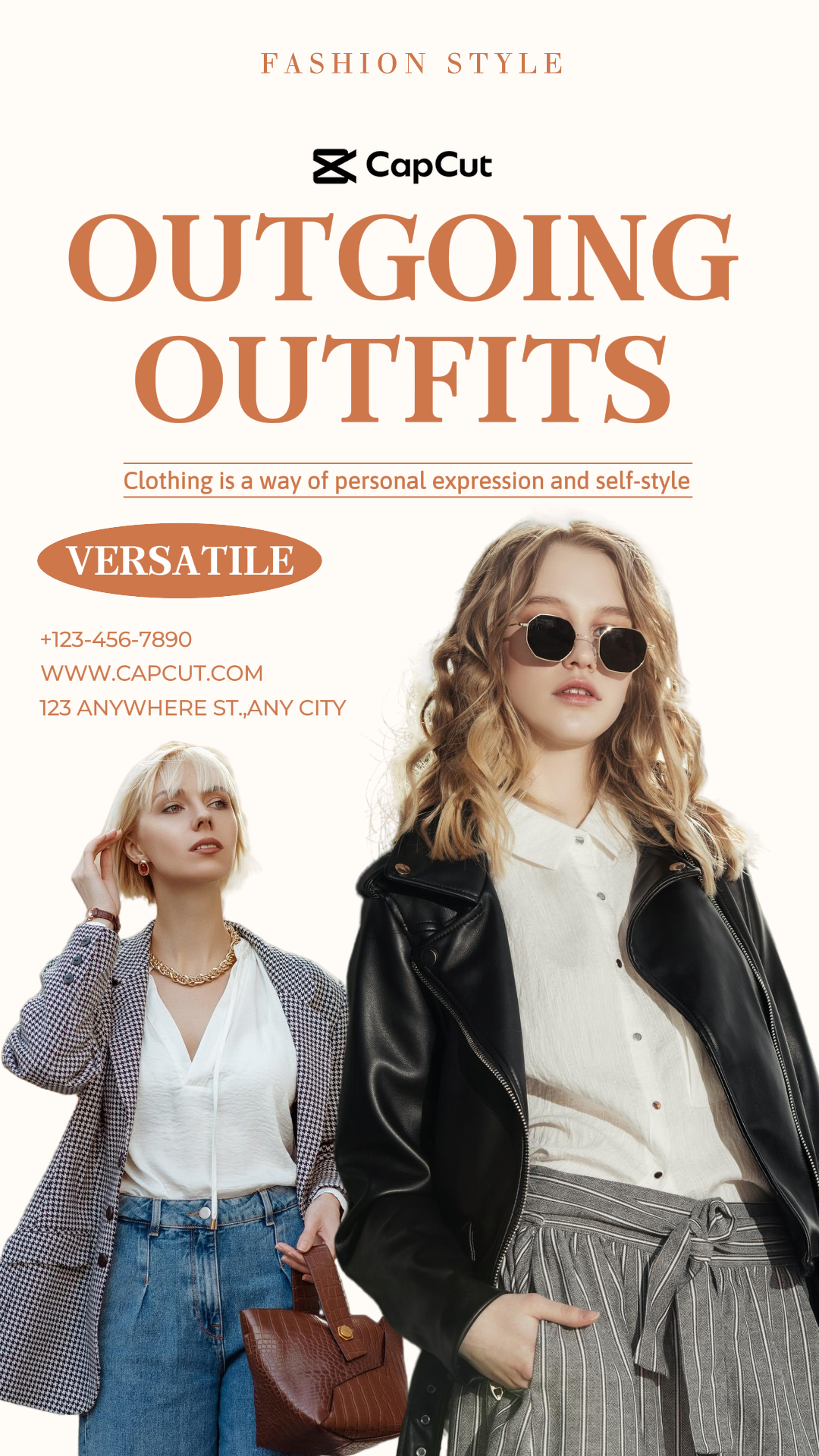 Exibição de tops de roupas femininas Estilo moderno