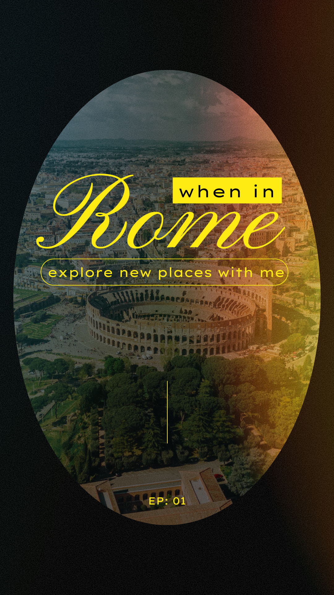 TikTok Thumbnail Reisen Wenn in Rom