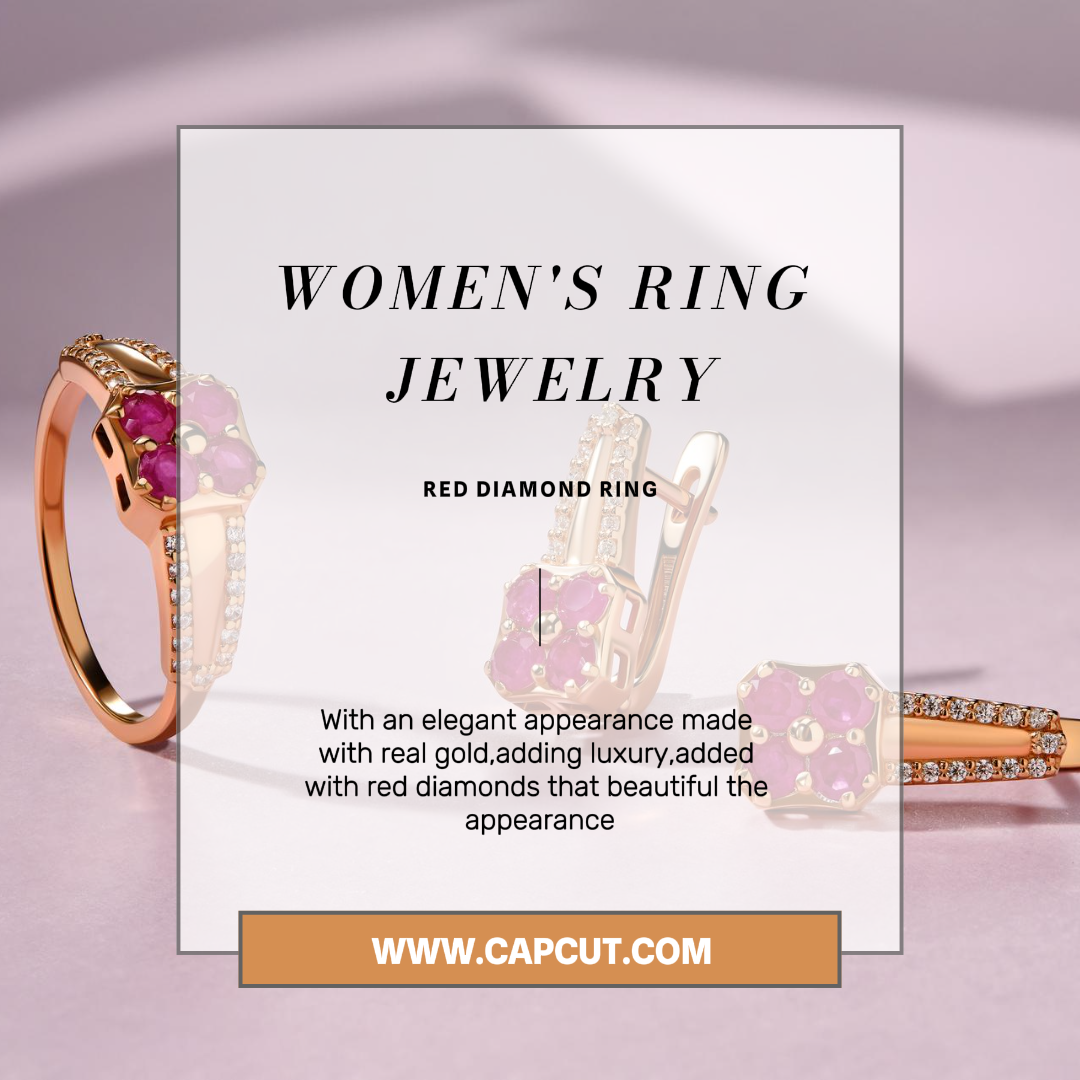 Joyas y accesorios anillo de mujer publicación de instagram en blanco y negro