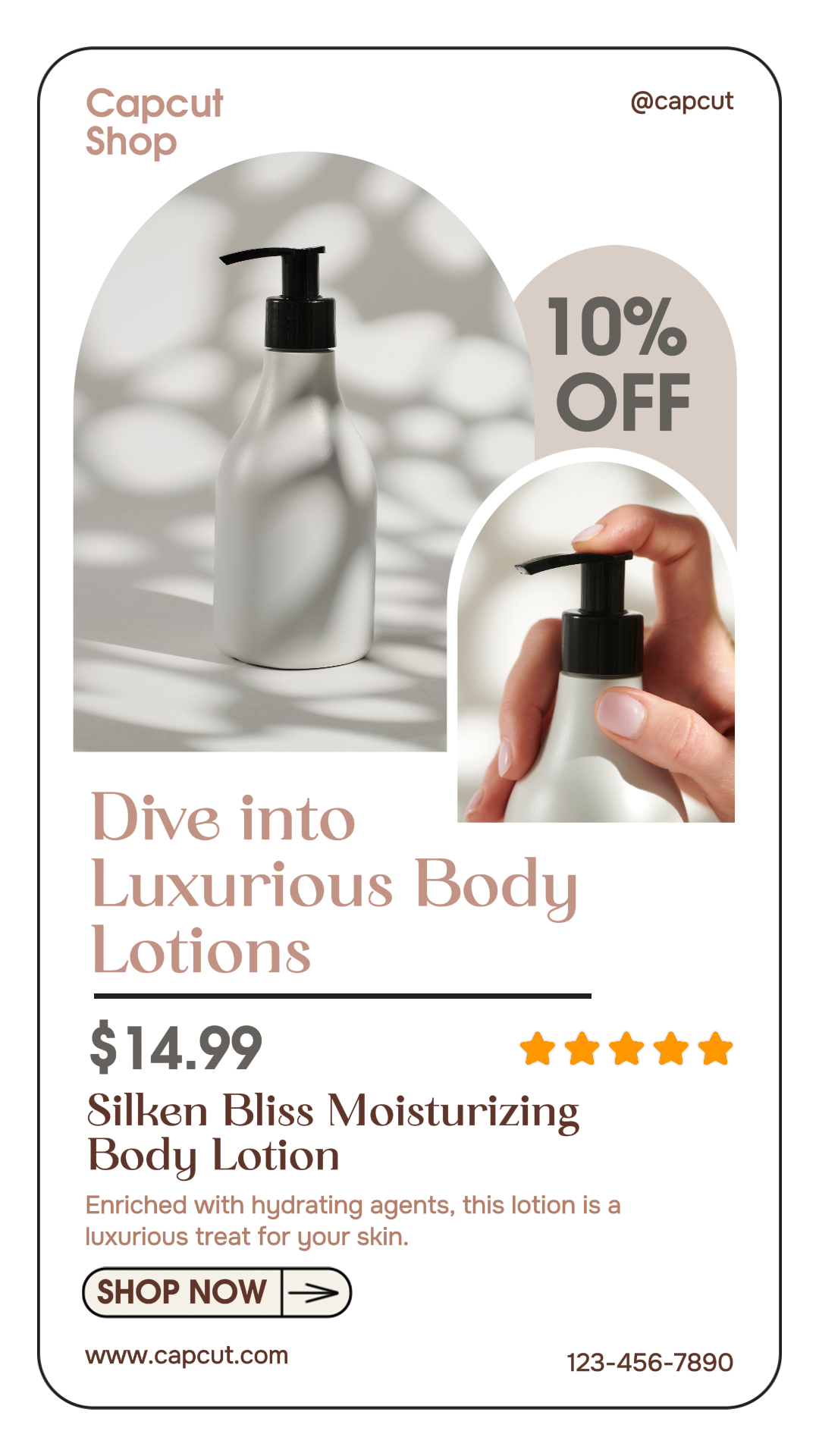 Beauty Body Lotion promotion Tiktok