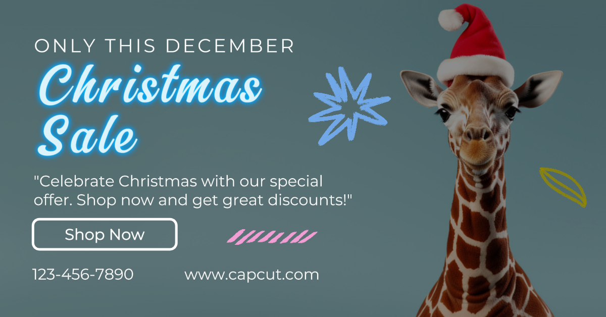 Christmas Sale Facebook App Ad