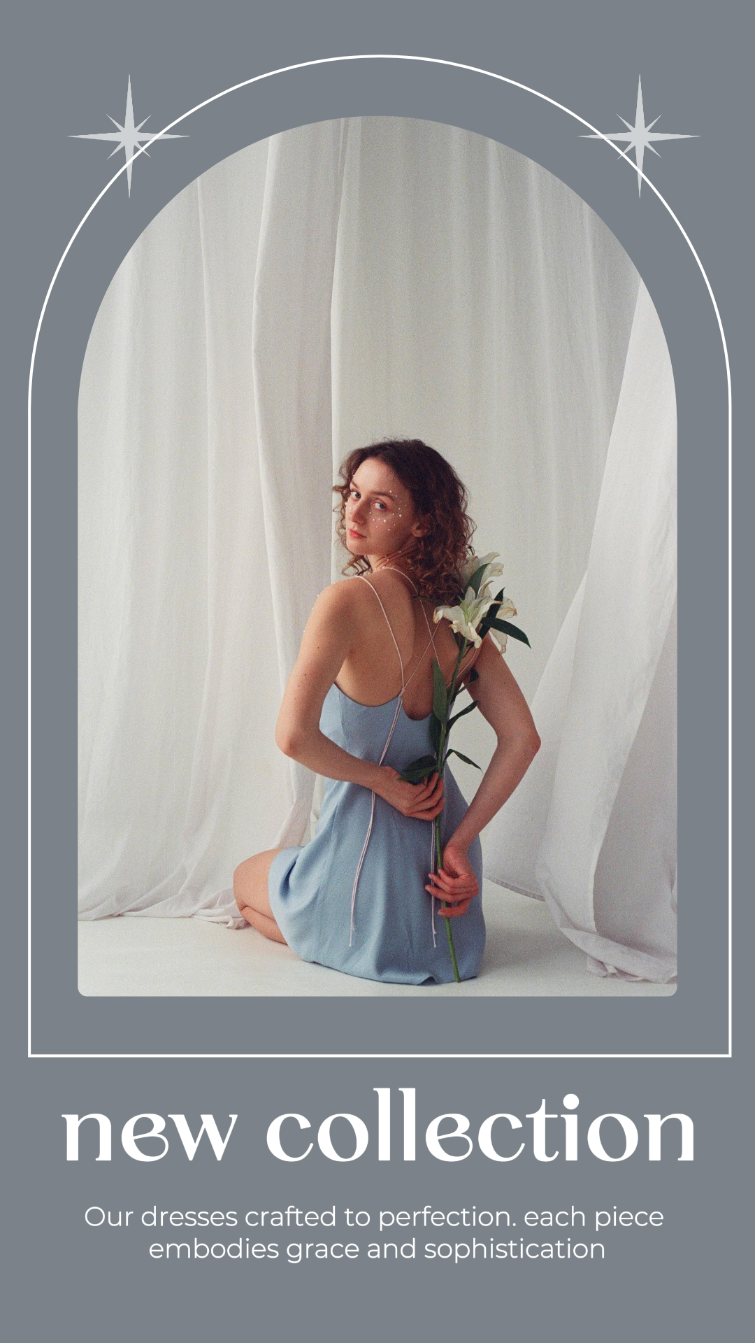 Pôster de marketing de roupas e sapatos História do Instagram