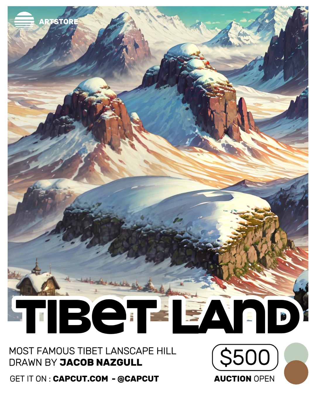 Art du paysage pour la décoration de la maison post Instagram