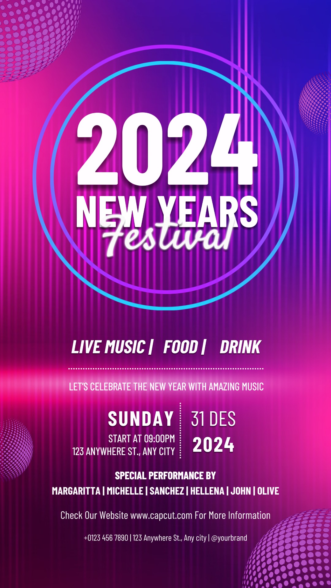 Autres industries Promotion du festival du Nouvel An 2024