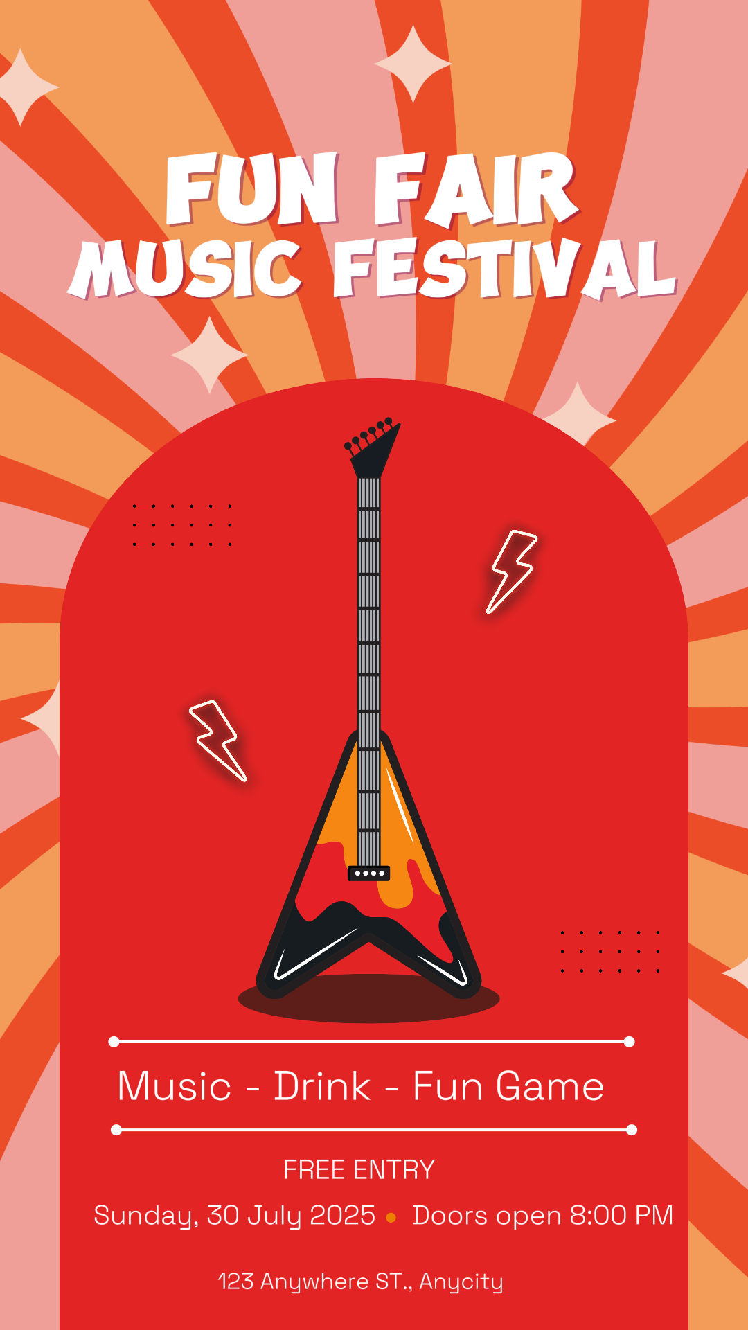 entertainment music festival instagram story