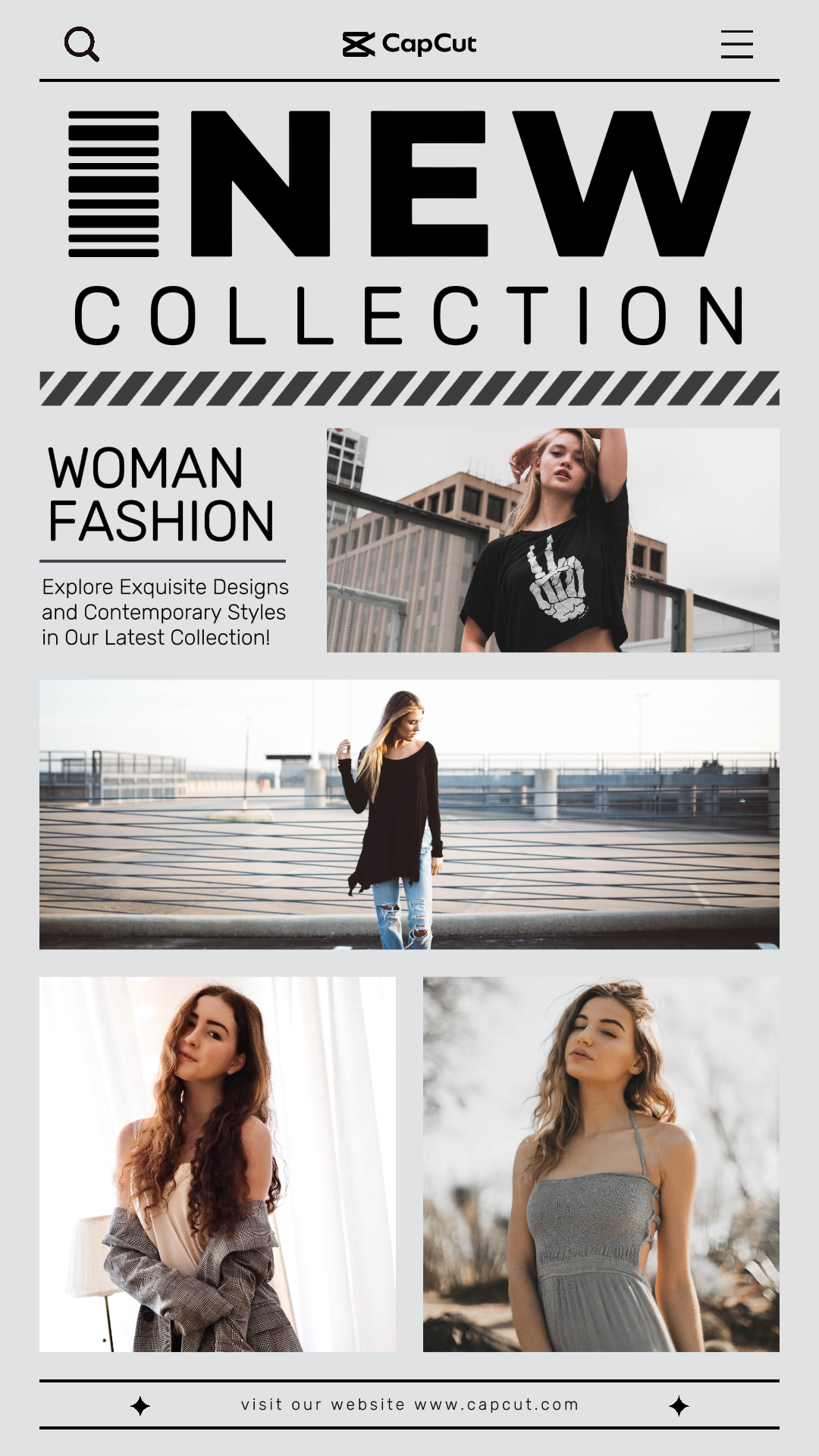 4 Tampilan Fashion Gambar Multi-produk