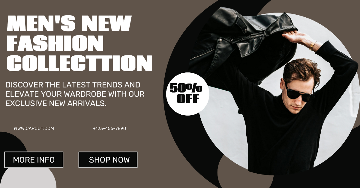 Facebook ads - Marketing Poster Clothing and Shoes Discount Facebook Ads