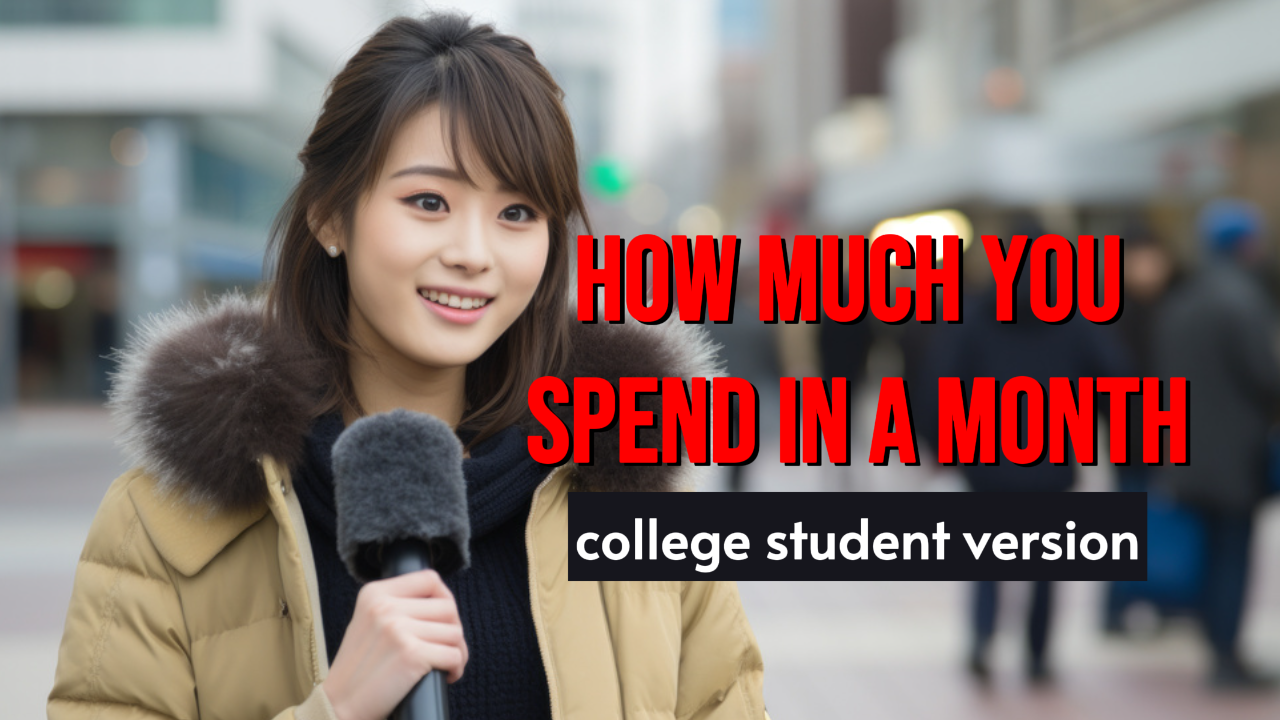 Reaction Street Interview Student Monthly Spending