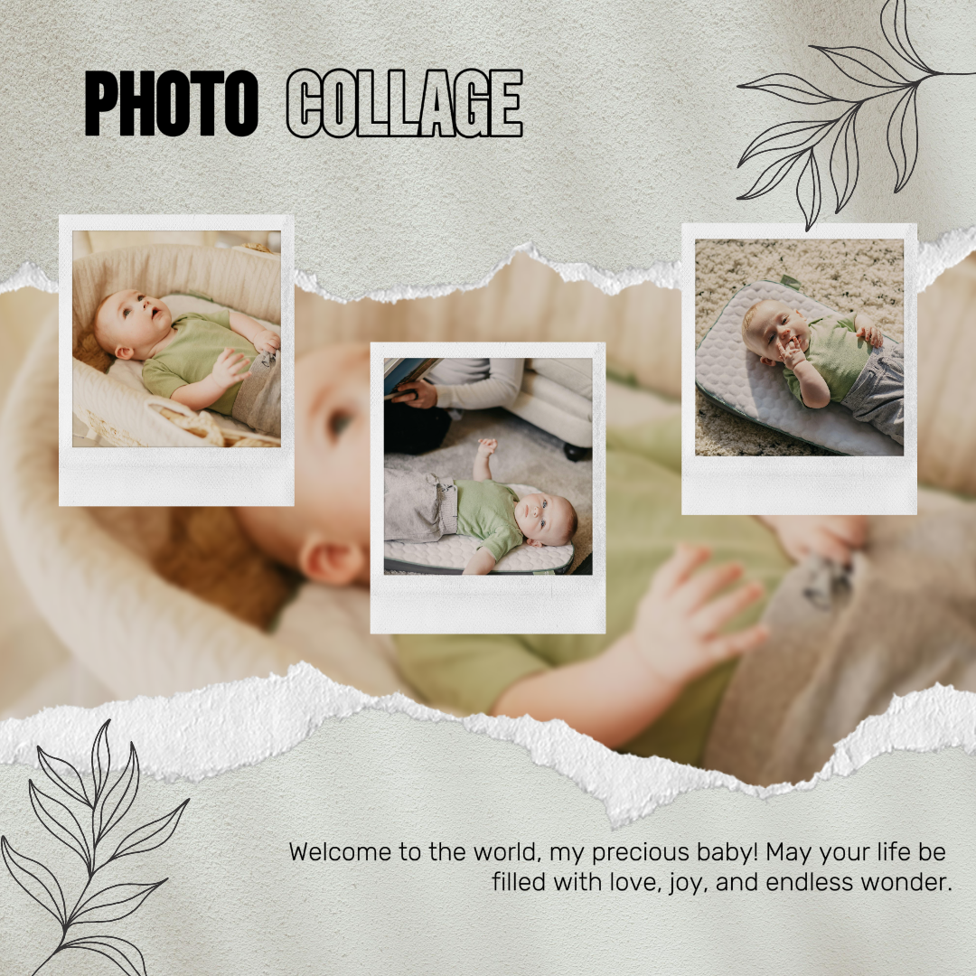 Minimalist Collage Creative Poster Instagram Personal Photo Album