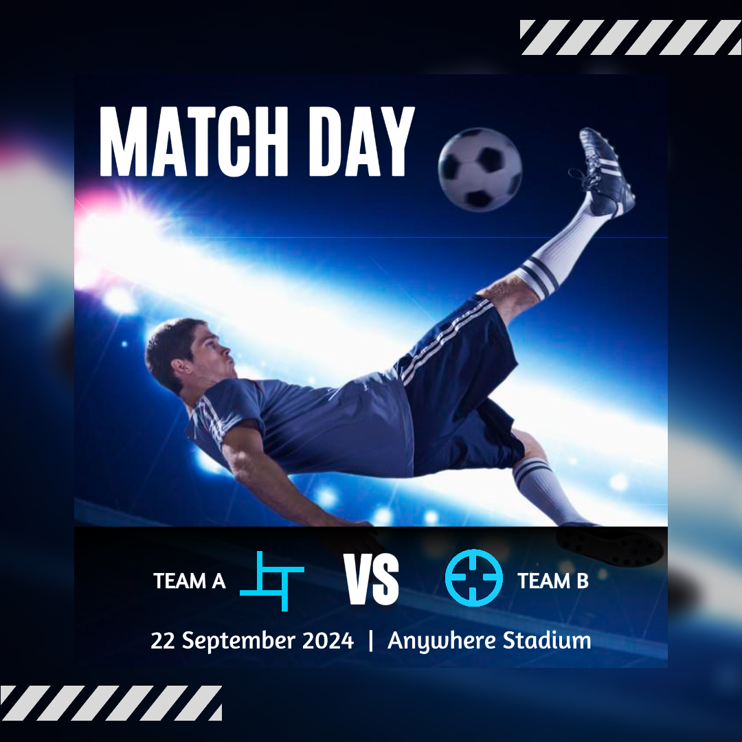 Football Match Creative Poster - Match Day