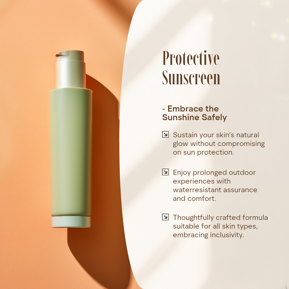 Beauté et soins personnels Présentoir du produit Présentation détaillée