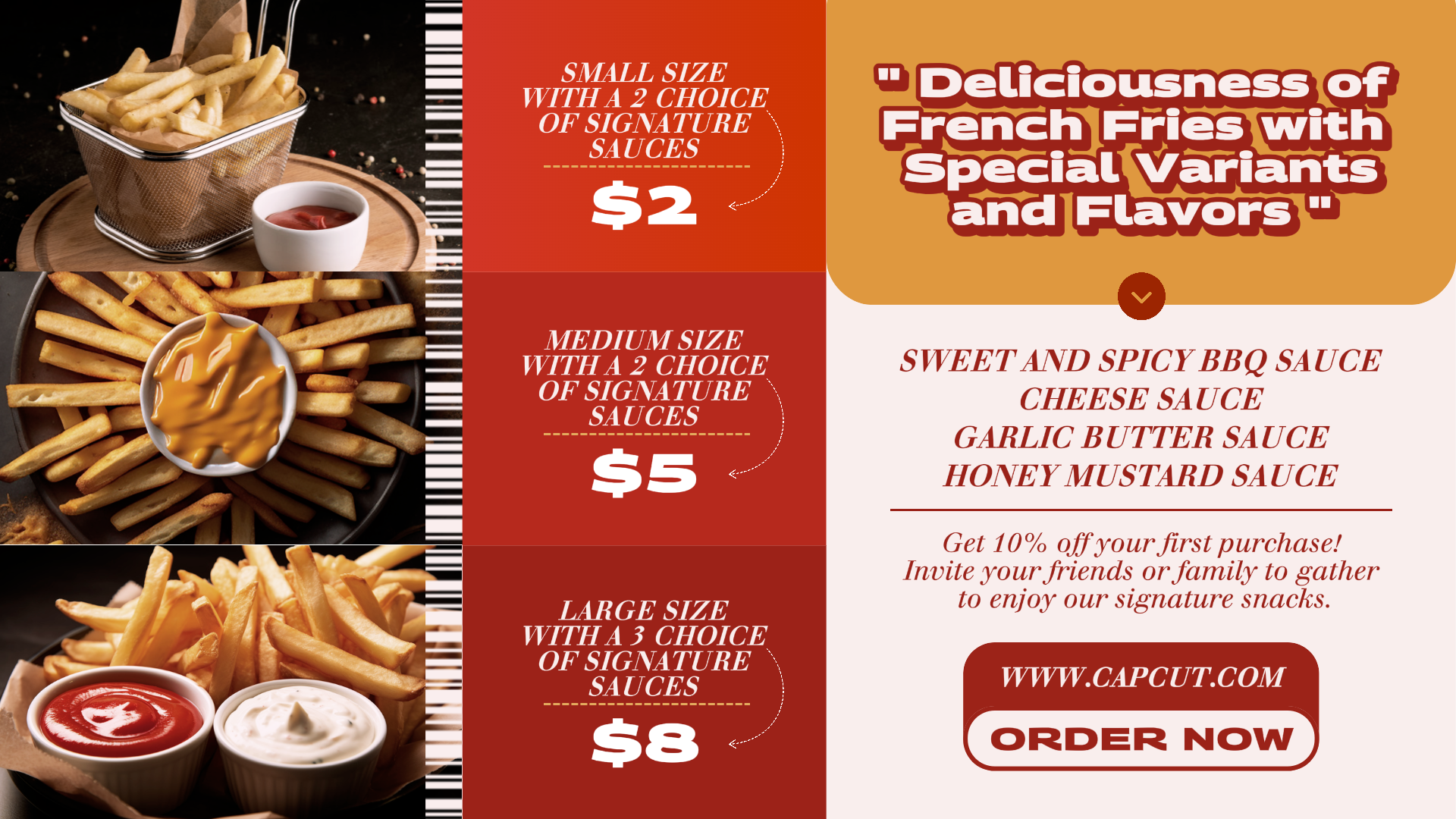 Promoção de sabores de batatas fritas Post no Twitter