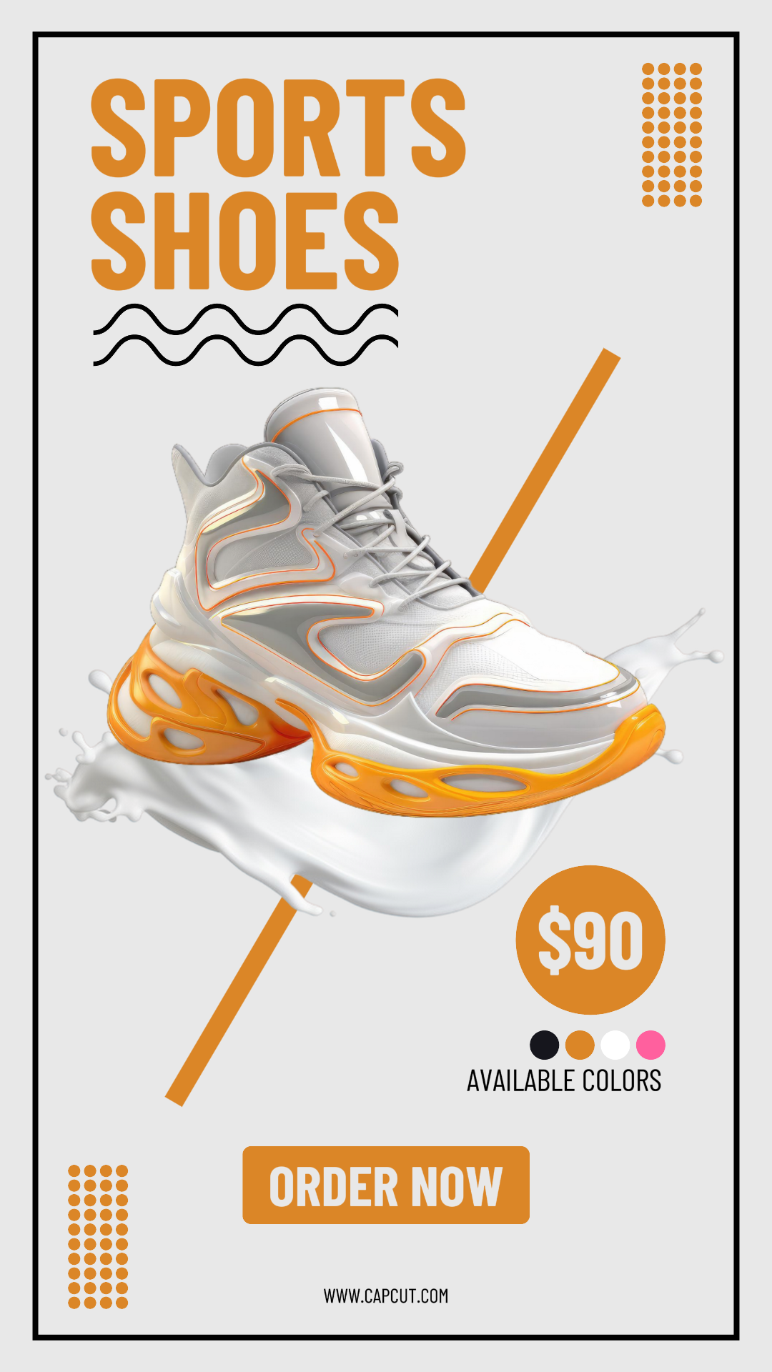 Sepatu Sport Template Cerita Instagram