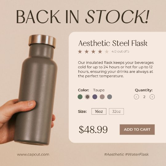 Entrenamiento y Fitness Llamado de productos de comercio electrónico Instagram Post Modern Style