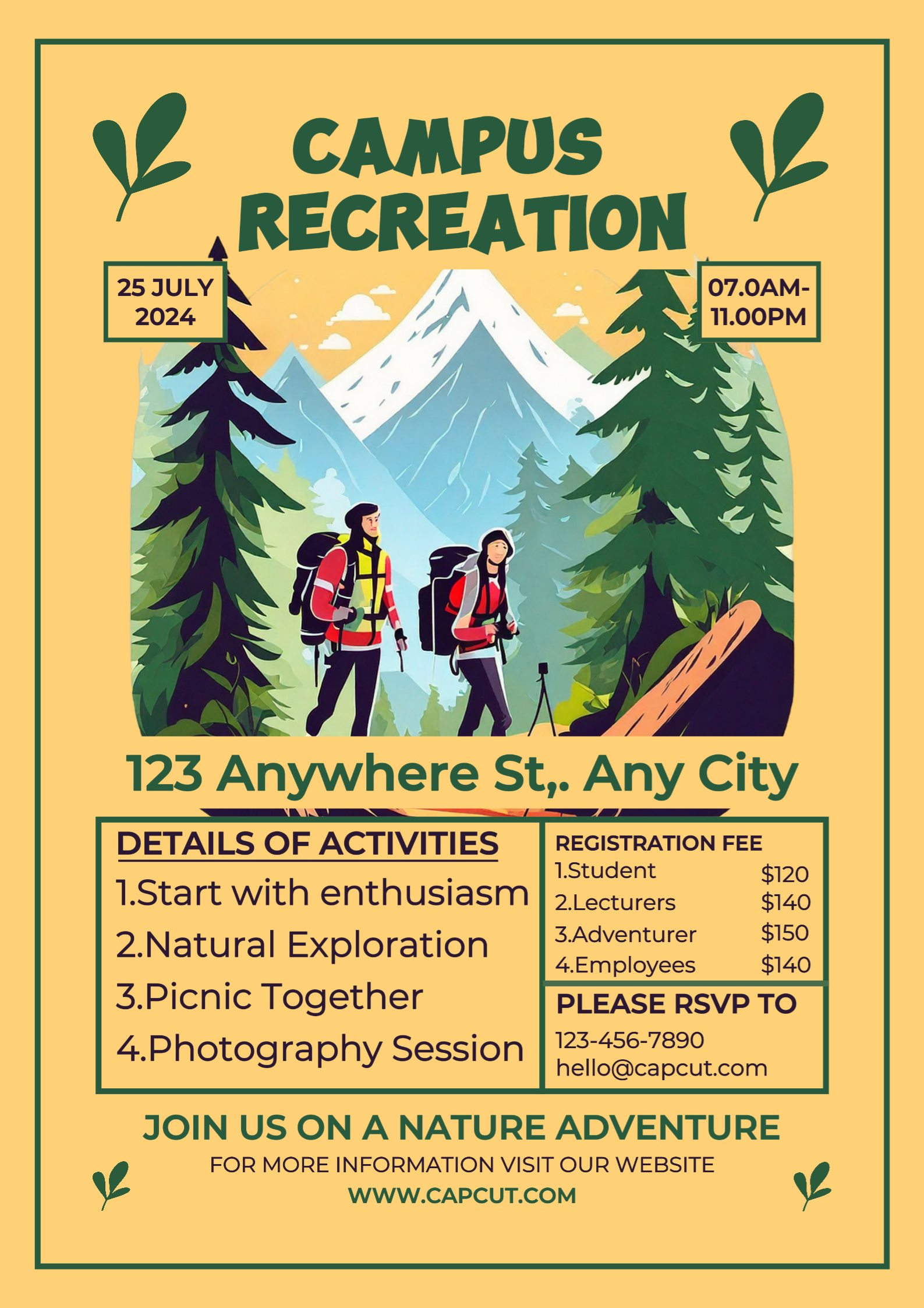 Non-marketing Campus Poster Recreation 