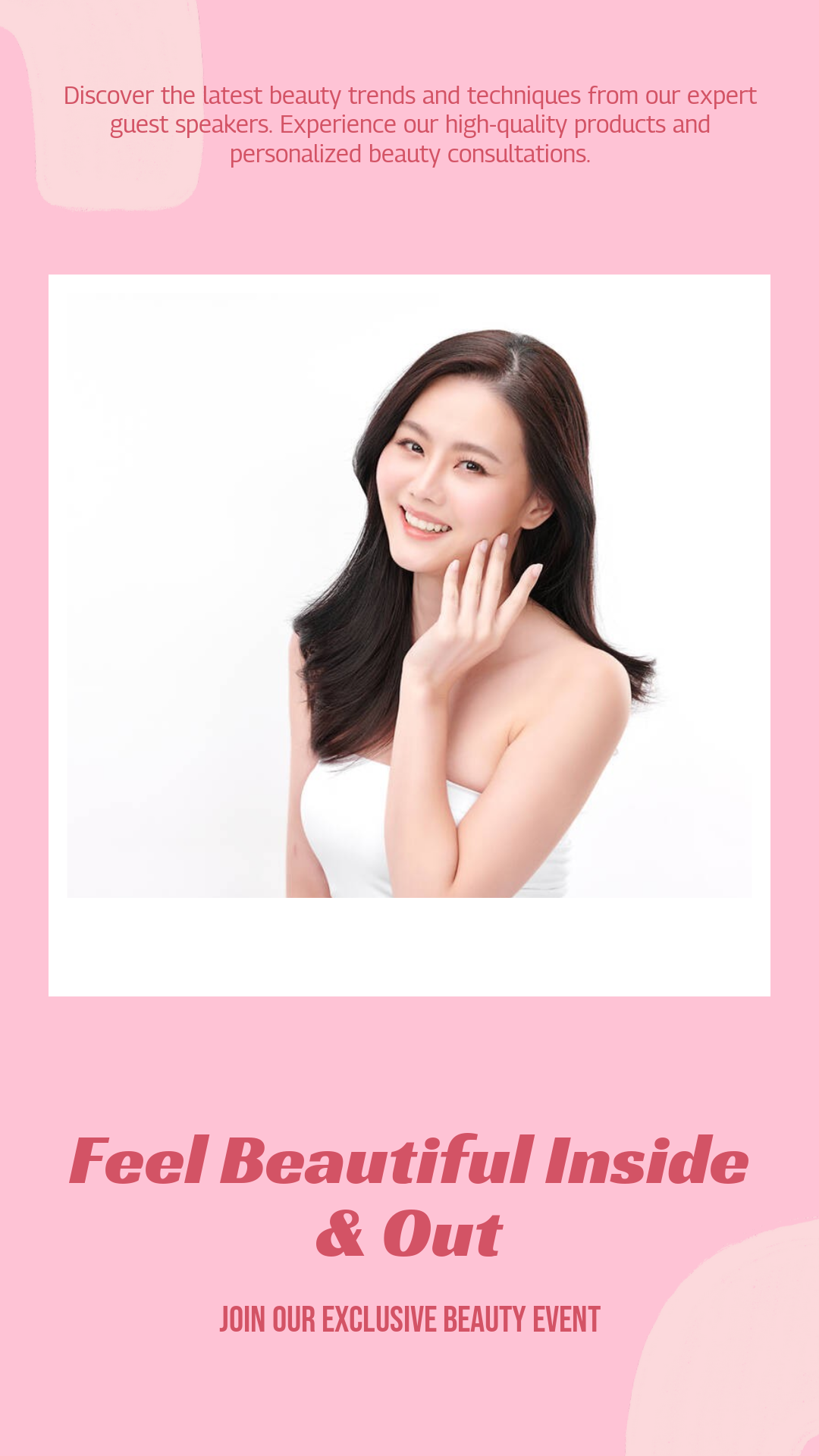 Beauty & Personal care Invitation