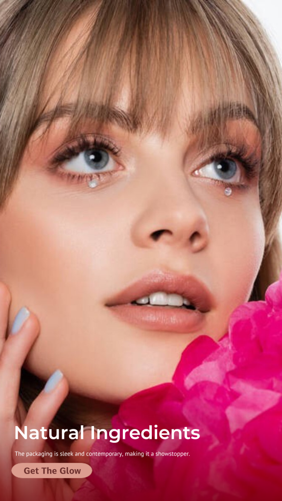 Pantalla de efectos de belleza y cuidado personal