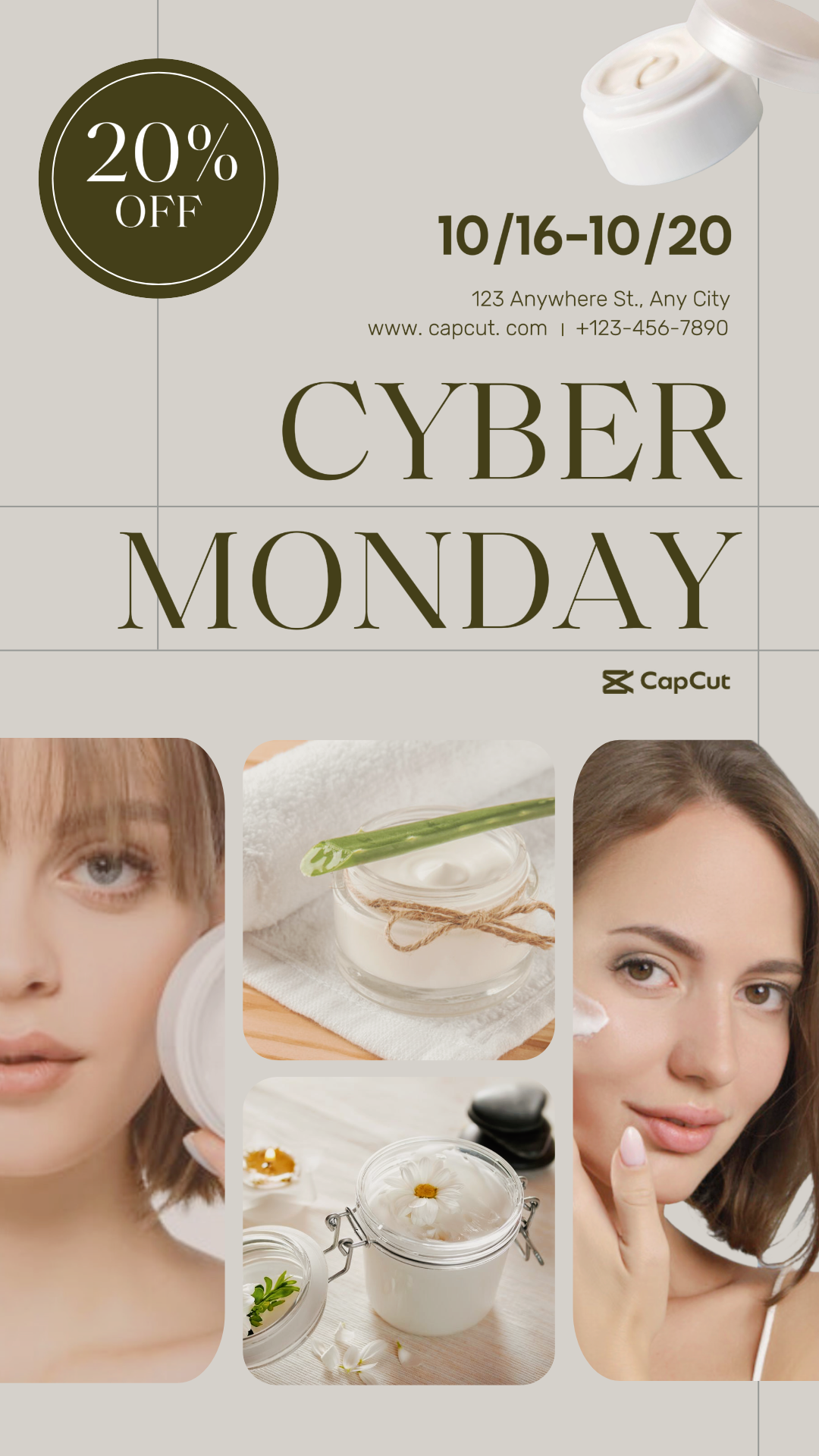 Kecantikan & Perawatan pribadi Krim wajah Deskripsi aktivitas Gaya sederhana