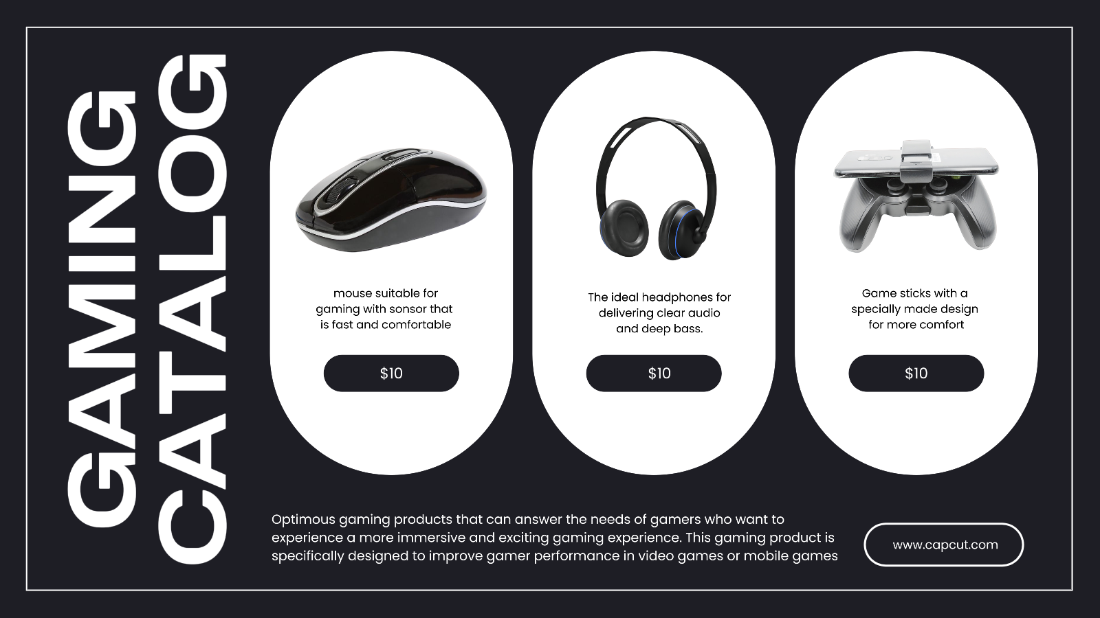 Gaming Product Catalog Price List Modern Twitter Post