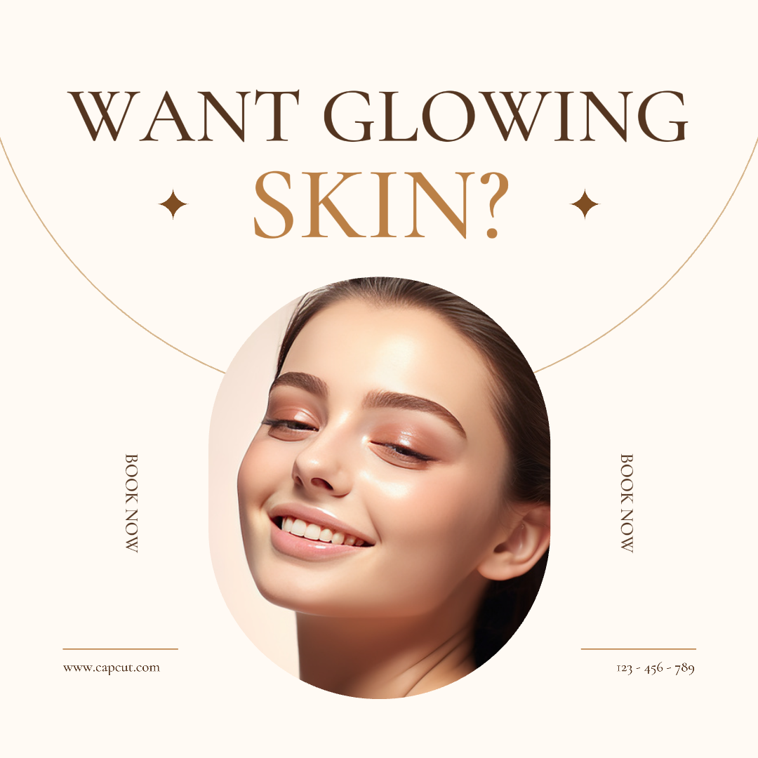 Glowing Skin Product Display Instagram Post Minimalist