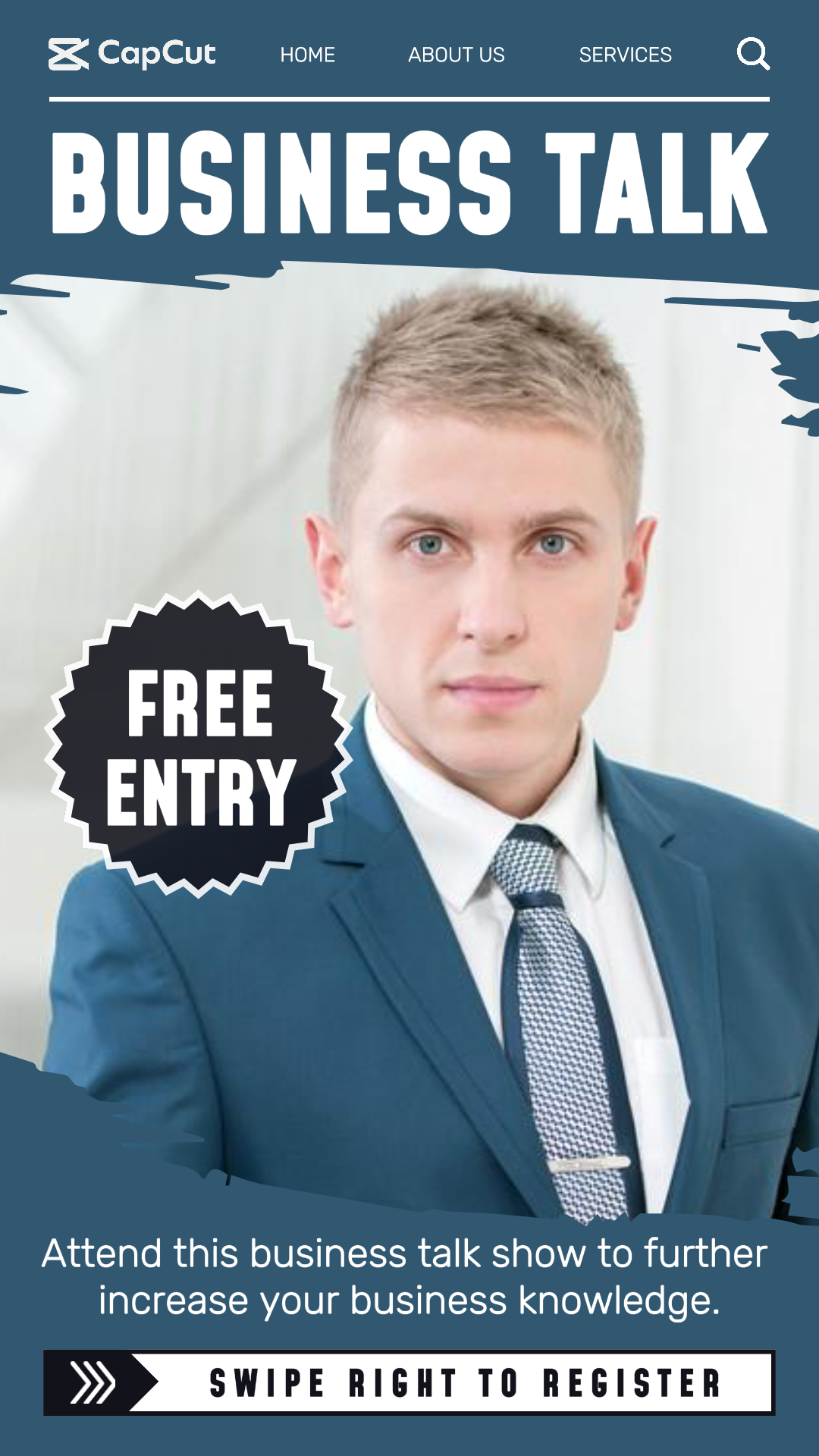 Cartel creativo de negocios Charla de negocios Historia de Instagram