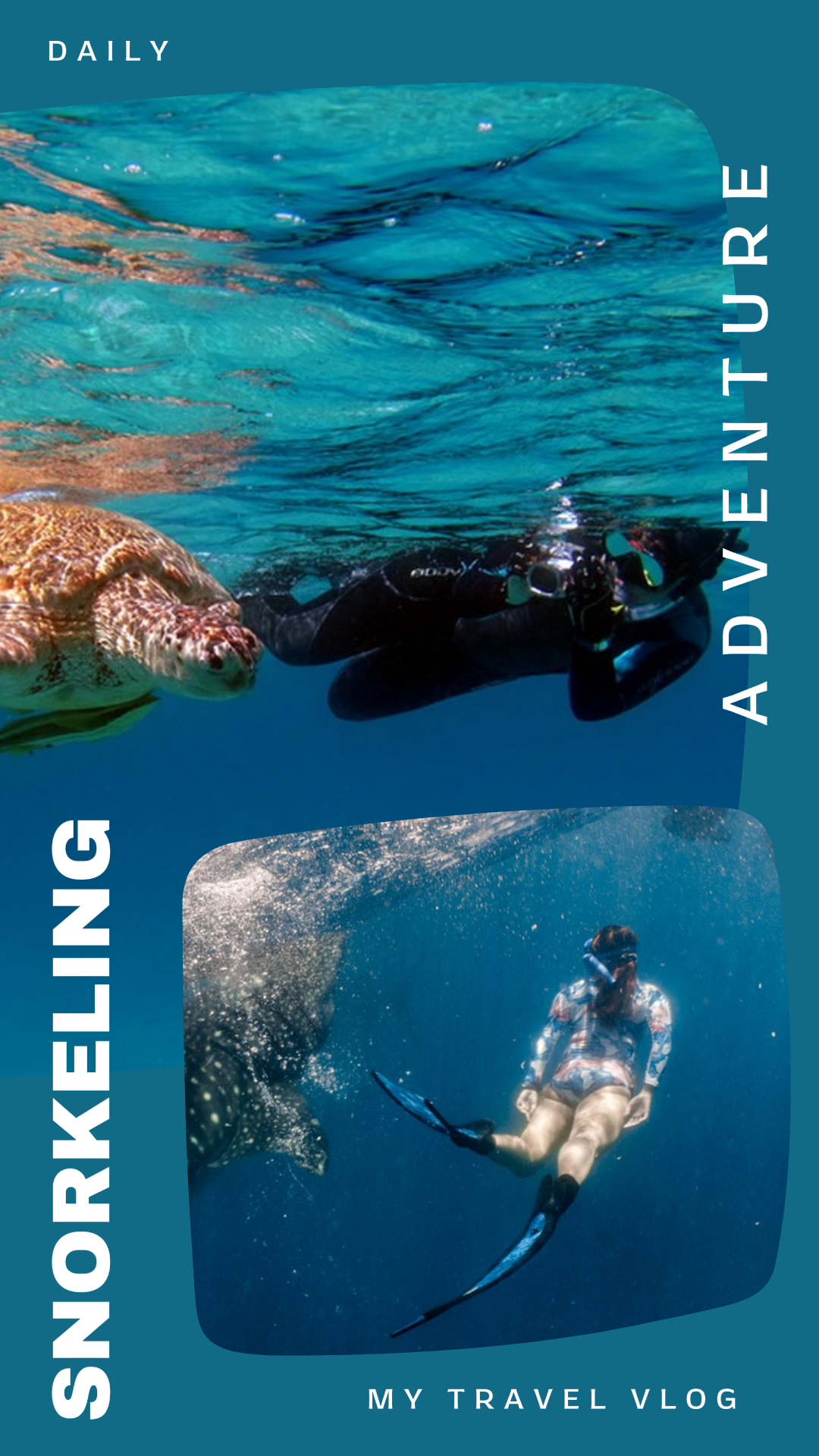TIKTOK THUMBNAIL_SNORKELING CREATIVE POSTER TRAVEL