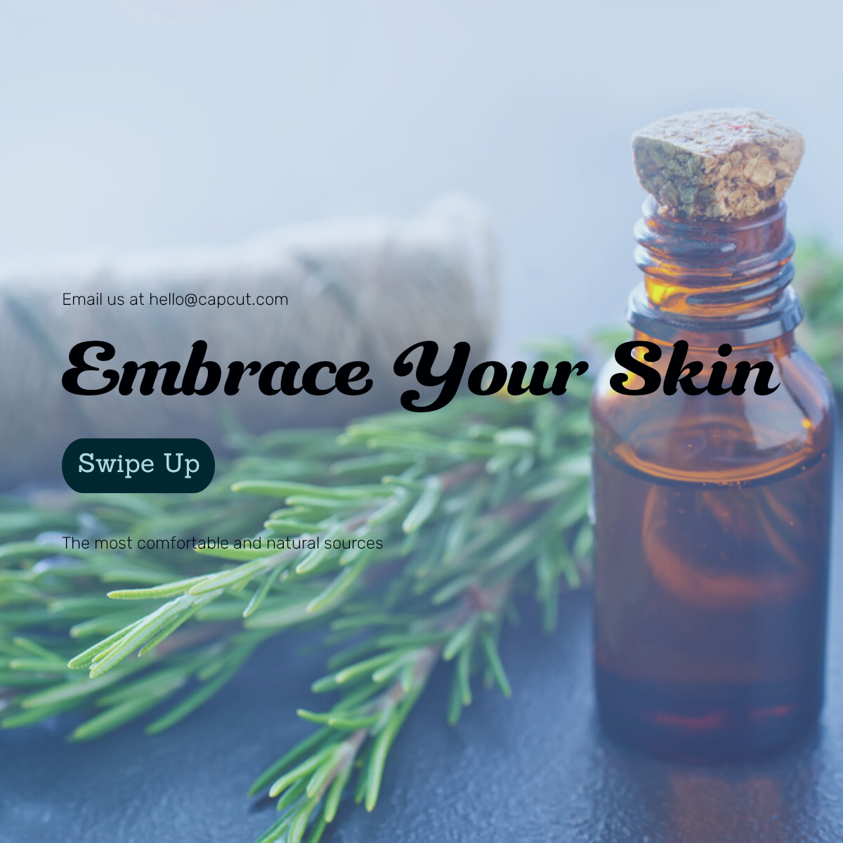 Exhibición de productos de belleza y cuidado personal