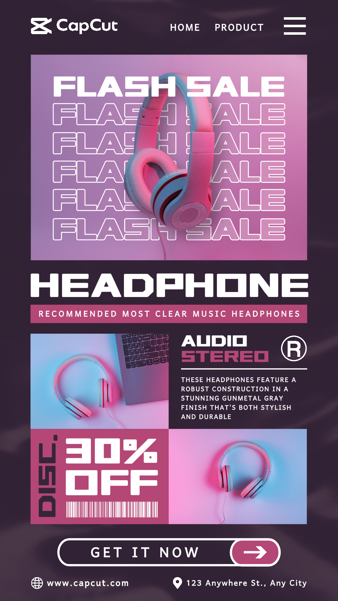 Electronic Product Display Promotion Flash Sale